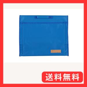 大明企画 背もたれ式防災頭巾用ポケット付カバー ライトブルー 約34×42ｃｍ 90055