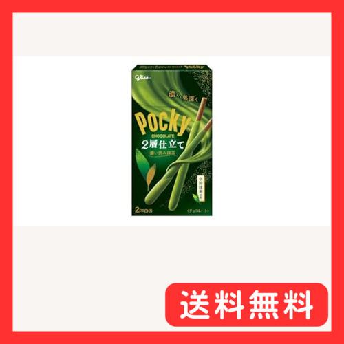 江崎グリコ ポッキー 2層仕立て 濃い渋み抹茶 江崎グリコ お菓子 おかし チョコ チョコレート P...