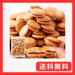 天然生活 いちごジャムサンドクッキー (500g) どっさり 菓子 お徳用 大容量 国内製造 駄菓子 おやつ クッキー