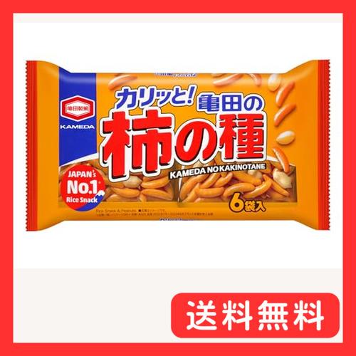 亀田製菓 亀田の柿の種 6袋詰 180g