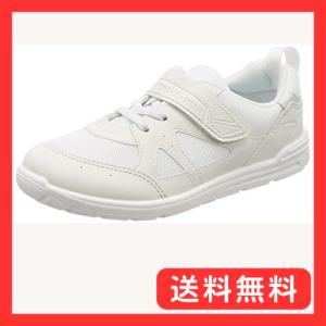 シュンソク スニーカー 通学履き 日本製 足育 白 黒 15~25cm 2E キッズ 男の子 女の子 SKI 0017 ホワイト/ホワイト 20