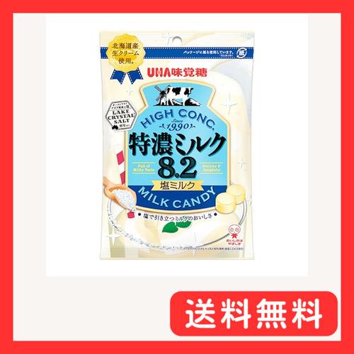 UHA味覚糖 味覚糖 特濃ミルク8.2塩ミルク 75g×6袋