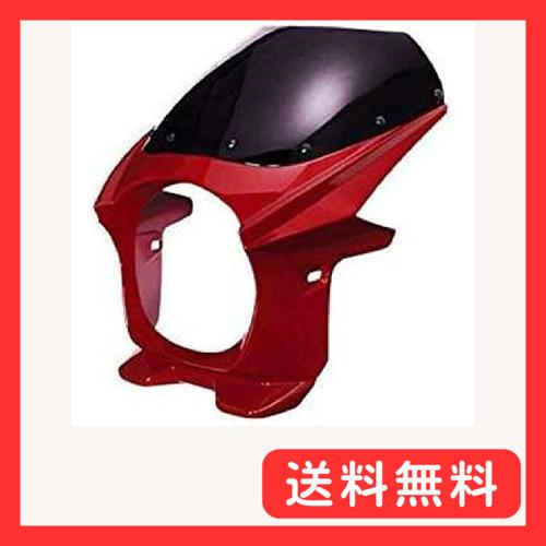 バイクパーツセンター(Bike Parts Center) ビキニカウル レッド 汎用 φ180 3...