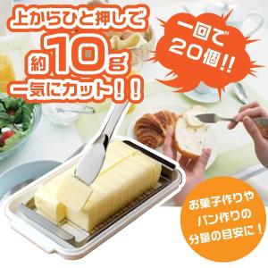 日本製 ステンレスカッター式　バターケース＆バターナイフ付きセット