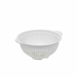 【●日本製】 クッキンパル ザル21 ホワイト 岩崎工業