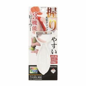 【●日本製】 ベジライブ フィットおろしピーラー パール金属