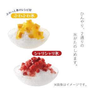 日本製 手動 かき氷器 製氷カップ付 2通り削...の詳細画像1
