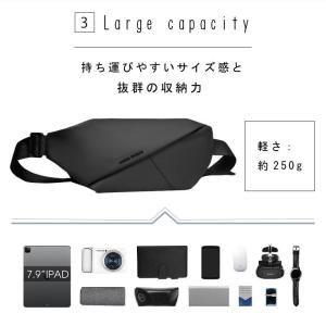 ボディバッグ メンズ 50代 大きめ 大容量 ...の詳細画像5