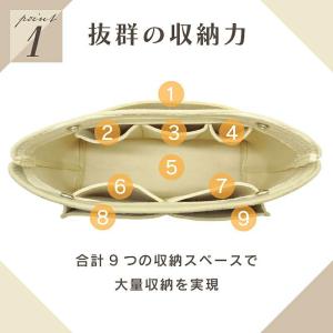 バッグインバッグ 自立 フェルト バックインバ...の詳細画像3
