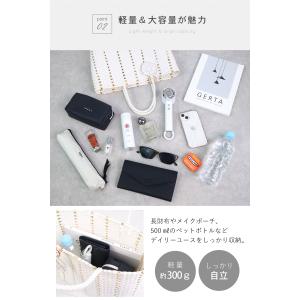 かごバッグ ビニール トート トートバッグホワ...の詳細画像4