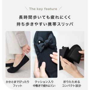 携帯スリッパ 折りたたみスリッパ 参観日 スリ...の詳細画像2