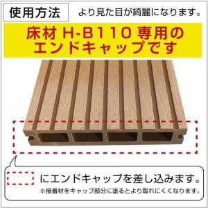 人工木材 エンドキャップ CP-110 24個...の詳細画像4