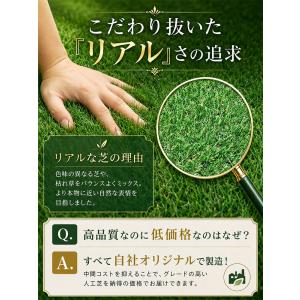 人工芝 人工芝生 diy パネル ジョイント ...の詳細画像4