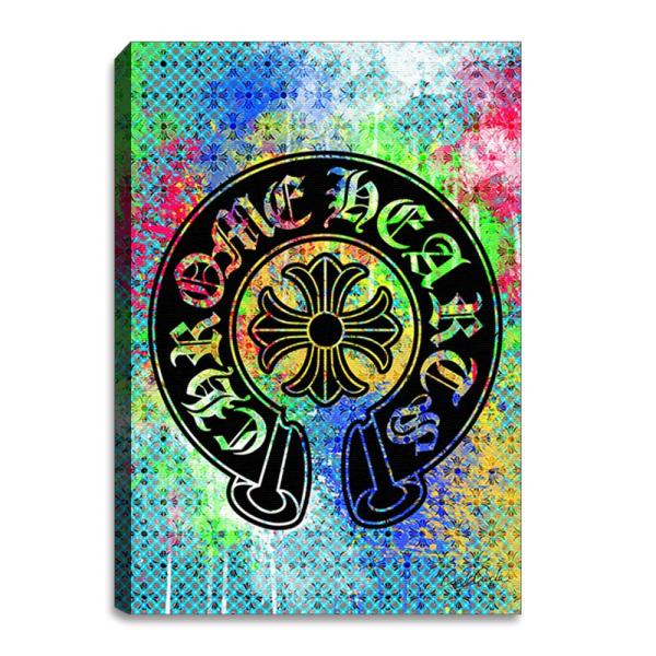 キャンバスアート ブランド オマージュ クロムハーツ P6 クレイグガルシア Horseshoe C...