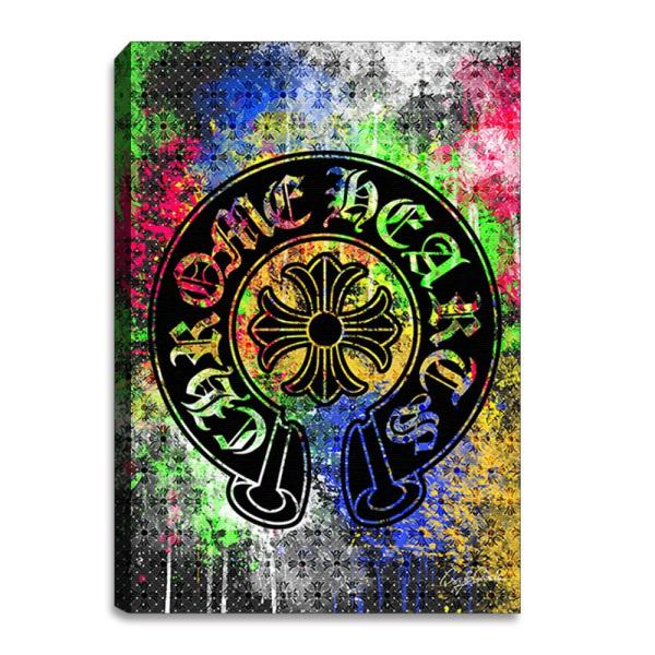 キャンバスアート ブランド オマージュ クロムハーツ P6 クレイグガルシア Horseshoe C...