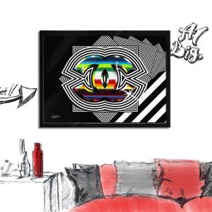 アートポスター ブランド オマージュ クロムハーツ A1 クレイグ