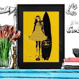 Supreme（シュプリーム） Star Design ポスター A4サイズ アート