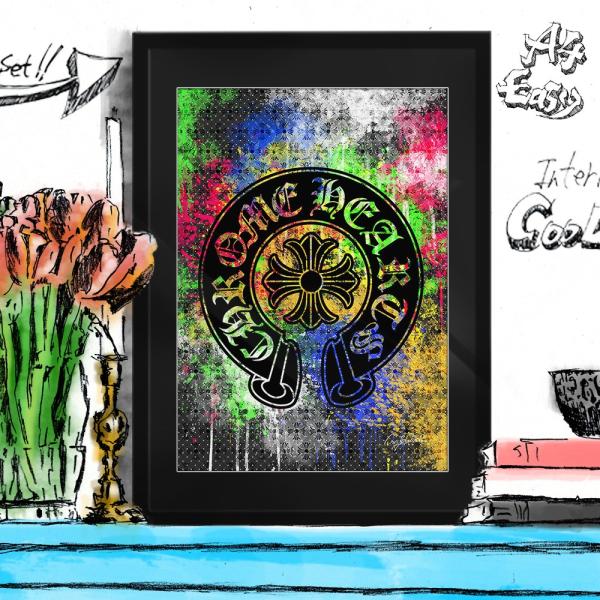 ポップアートポスター ブランド オマージュ ルアー A4 Craig Garcia Horsesho...