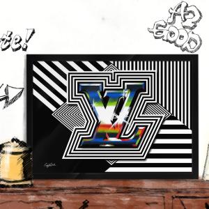 クレイグガルシア　ルイヴィトン作品　アート 楽天市場】絵画 インテリア ブランドオマージュアート/クレイグ