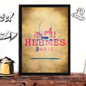 アートポスター ブランド オマージュ エルメス A3 クレイグガルシア