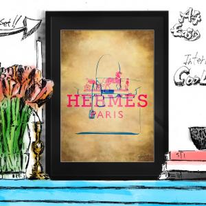 アートポスター ブランド オマージュ エルメス A2 クレイグガルシア