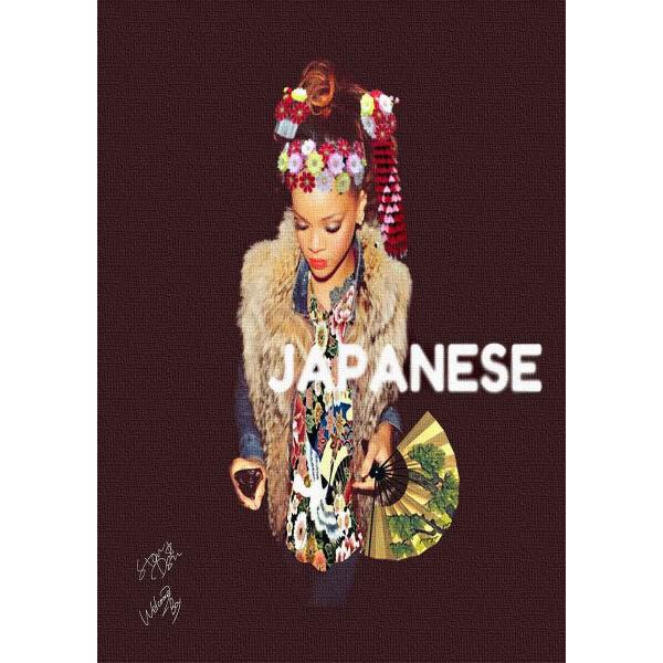 Star Design 【キャンバスポスター】 A1サイズ アートポスター Japanese #wb...