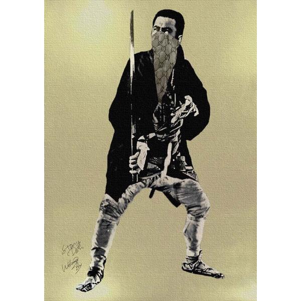 Star Design 【キャンバスポスター】 A3サイズ アートポスター 座頭市 オマージュアート...