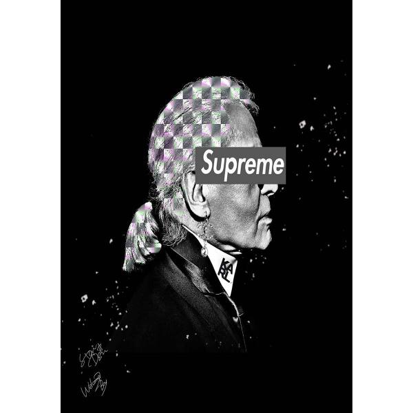 Star Design ポスター A3サイズ アートポスター シュープリーム Supreme セレブ...