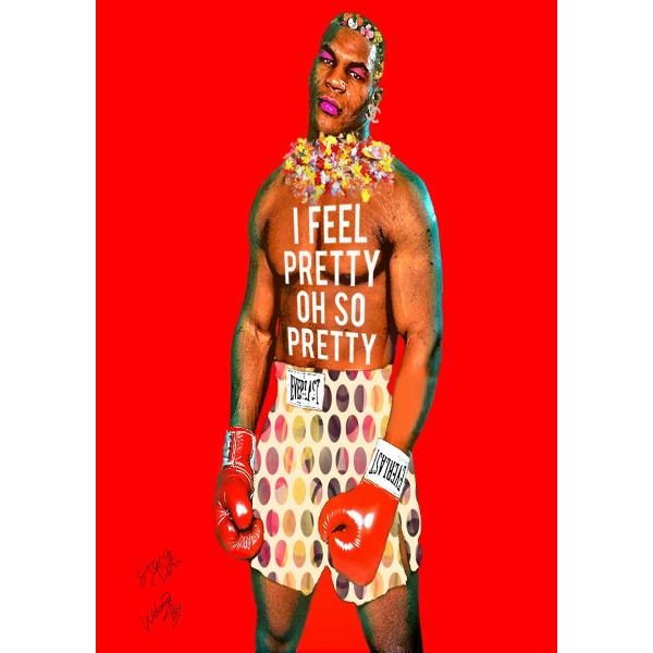 Star Design ポスター A1サイズ アートポスター マイクタイソン ポップアート #wb0...