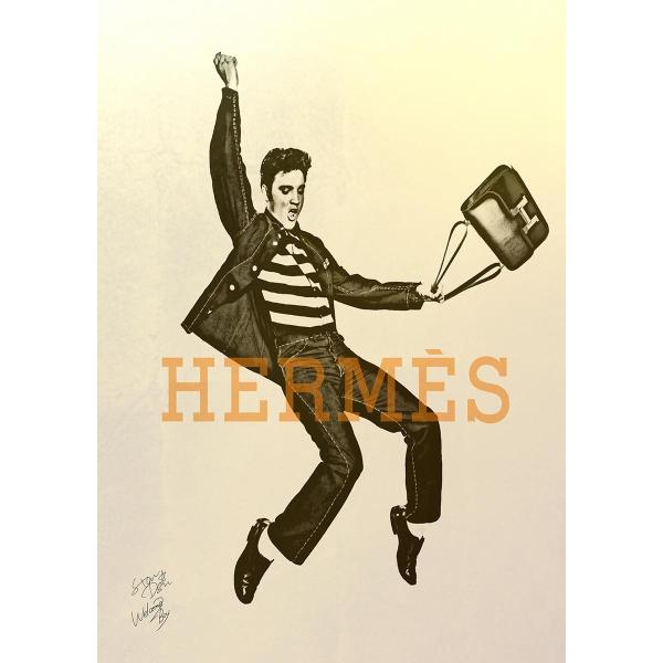 Star Design ポスター A3サイズ アートポスター HERMES PRESLEY ポップア...