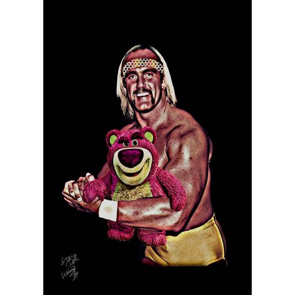 Star Design ポスター A3サイズ アートポスター BEAR HUG ポップアート #wb...