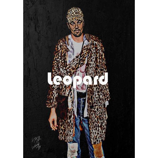 Star Design ポスター A2サイズ アートポスター LEOPARD DI CAPRIO レ...