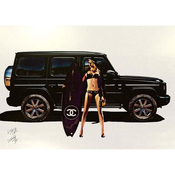 Star Design ポスター A1サイズ アートポスター ゲレンデ・サーフガール Chanel ...