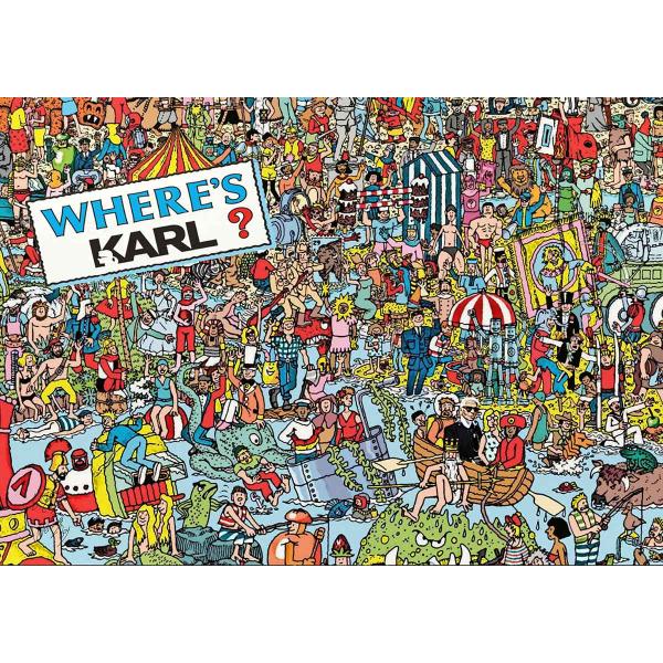 Star Design ポスター A1サイズ アートポスター WHERE'S KARL カールラガー...