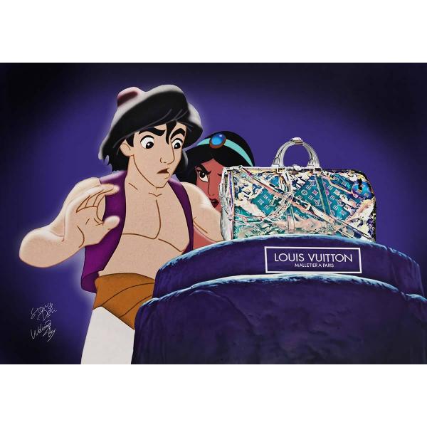 Star Design ポスター A4サイズ アートポスター ALADDIN AND THE MAG...