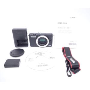 【良品】キヤノン Canon ミラーレス一眼カメラ EOS M10 ボディ ブラック｜goodluck-store