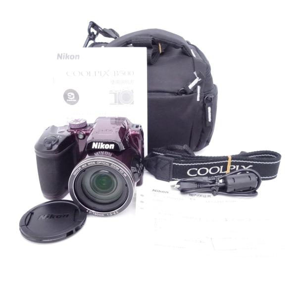 【極上品】ニコン Nikon デジタルカメラ COOLPIX B500 プラム