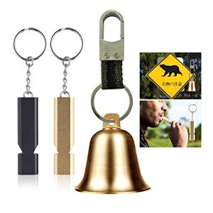 熊鈴 熊よけ鈴、鈴は職人による手作りの真鍮鋳物、大きくとても澄んだ音を出します。