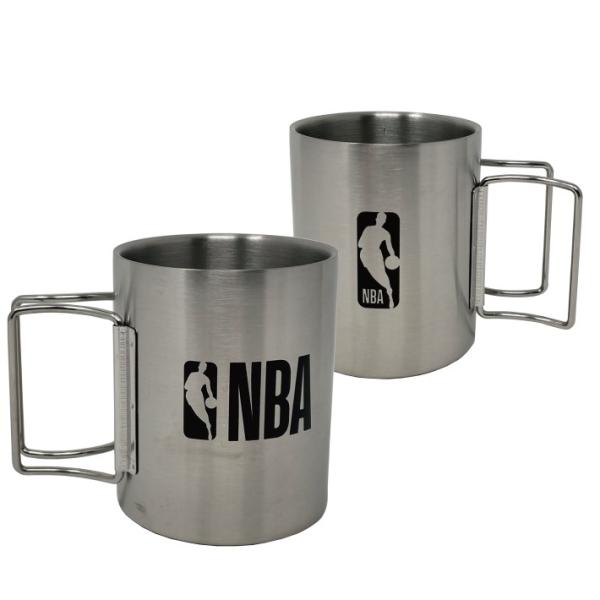 NBA バスケット ステンレスマグ ロゴマン バスケ ファン グッズ  NBA34708