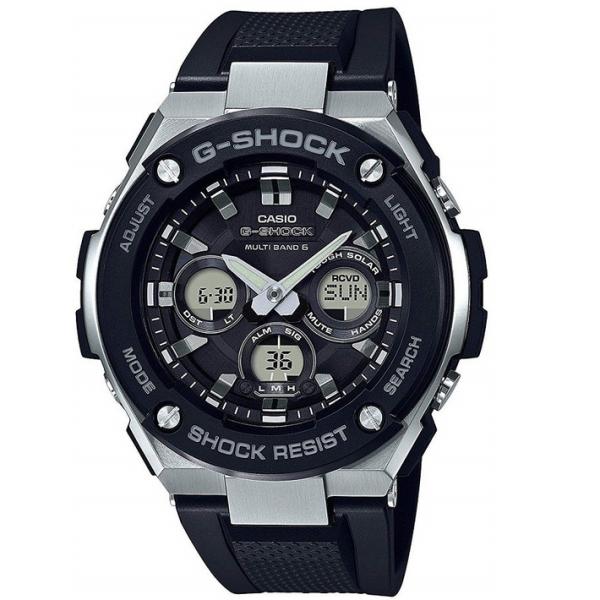 CASIO/カシオ G-SHOCK G-STEEL 電波ソーラー 腕時計 GST-W300-1A