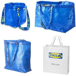 イケア（IKEA） KNOLIG ブルー バッグ S 小銭入れ : goodmall - 通販