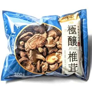 ハルカインターナショナル　岐阜県産　有機菌床栽培　乾燥　極醸 椎茸 200g｜goodmall-japan