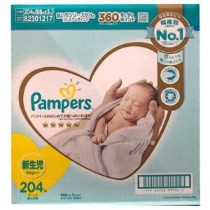 Pampers パンパース テープ 新生児 204枚  はじめての肌へのいちばん