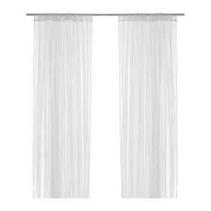 イケア（IKEA） DYTAG 遮像・採光カーテン 1組, ホワイト/ヘディング