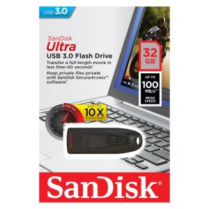 サンディスクUltra・高速32GB【USBメモリSDCZ48-032G-U46】R=100MB/s・USB3.0＆2.0対応