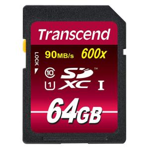 ドライブレコーダー対応 高耐久64GBR=90MB/s トランセンド