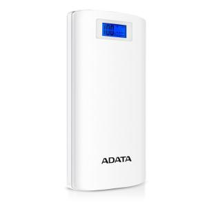 モバイルバッテリー20000mAh・デジタル表示【AP20000D-DGT-5V-CWH】2.1A出力・PSE対応品