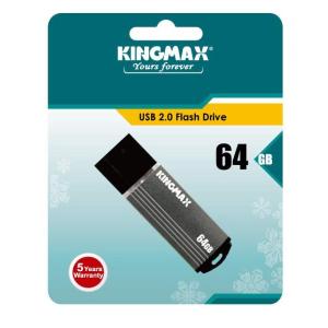 KINGMAX5年保証！64GB【USBメモリKM64GMA06D】USB2.0対応・キャップ付