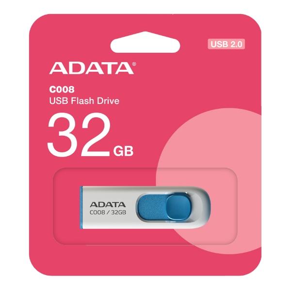 USBメモリ 32GB 5年保証 USB2.0 スライド式 AC008-32G-RWE USB A-...