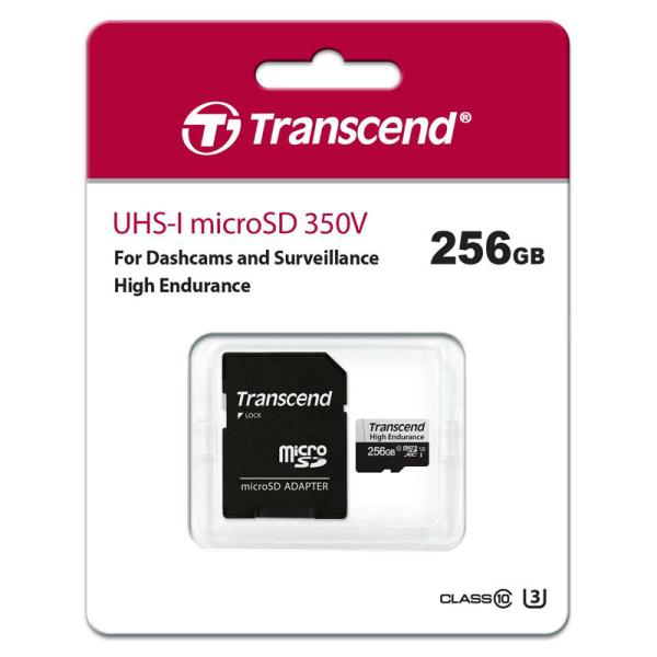 microSDカード ドライブレコーダー対応高耐久 256GB トランセンド TS256GUSD35...